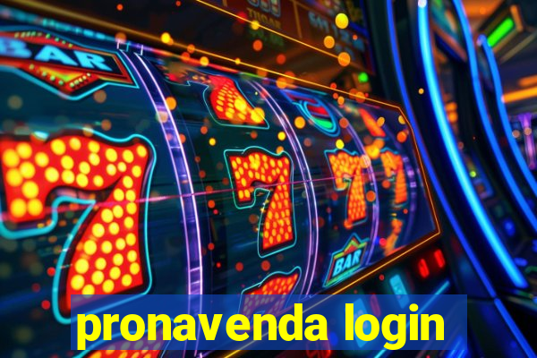 pronavenda login